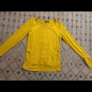 Athlete Yellow Runners Long Sleeve